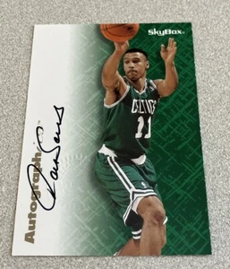 Skybox Autographics 1996-97 automático Dana Barros Boston Celtics - Imagen 1 de 2