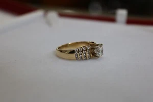 14k gold diamond ring - Picture 1 of 10