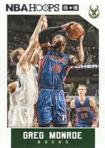2015-16 Hoops Basketball #111 Greg Monroe