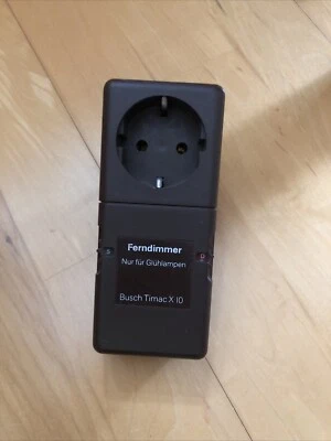 1x Busch - Jaeger Timac X-10 2265 Ferndimmer Fernsteuerung Steckdose 60-300W - Bild 1 von 4