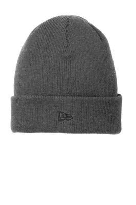 New Era Speckled Beanie { Graphite/Black }{ NE905 } 100% Original One size - Image 1 of 3