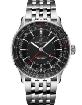 Reloj Hombre Breitling Navitimer Automático GMT Negro/Acero 41 mm A32310251B1A1 Foto 1 de 2