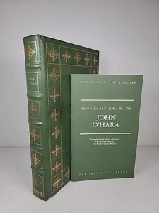 JOHN O'HARA Sermons & Soda-Water ~ Franklin Library World's Greatest Writers - Picture 1 of 9