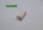 LEGO Part 608101 / 6081 Slope, Curved 2 x 4 x 1 1/3 With 4 Recessed Studs, White