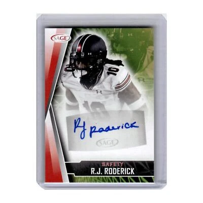 Autógrafos SAGE 2022 R.J. Roderick #A-RJR Foto 1 de 3
