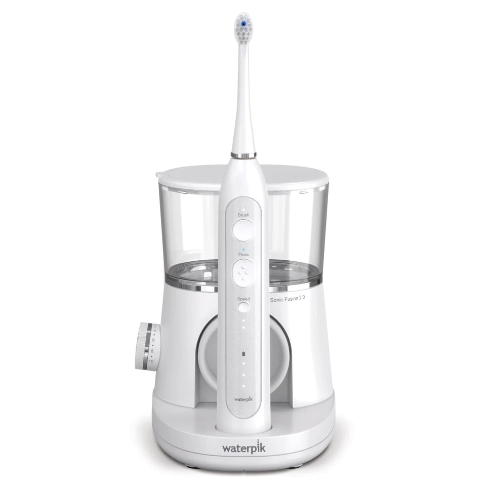 Waterpik Sonic Fusion 2.0 Flossing Toothbrush - White (SF03W0101)