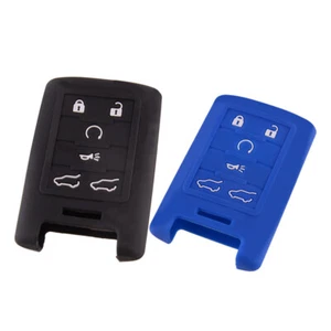 Silicone Fob Remote Key Cover Case Fit for Cadillac Escalade ESV EXT 07-14 - Picture 1 of 5
