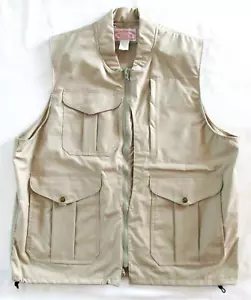 Vintage C.C. Chaleco Filson Para Hombre Estilo XL #556 20 Bolsillos Viaje Expedición Nuevo Sin Etiquetas - Imagen 1 de 14
