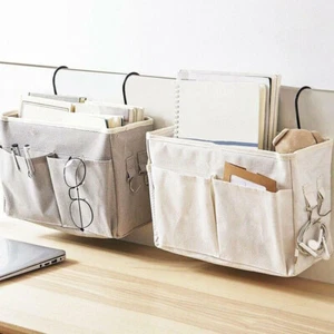 1PC Bedside Pockets Gadget Storage Holder Book Bed Organizer Couch Hanging Bag - Picture 1 of 17