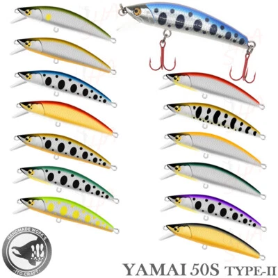 ITO.CRAFT YAMAI 50S Tipo-II 4,5 g 50 mm varios colores Sinking Minnow Foto 1 de 2