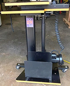 ERGOQUEST POWER COMPUTER WORKSTATION HILO DESK TABLE WHEELS WATCH VIDEO FREESHIP - Picture 1 of 12