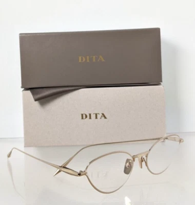 Brand New Authentic Dita Eyeglasses Sincetta DTX145-A-02 Gold 53mm Frame - Image 1 of 4
