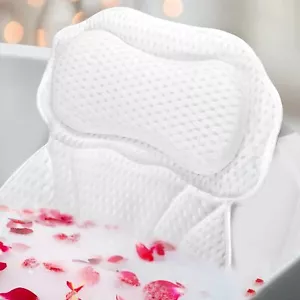 Bath Pillows for Tub, Pillow Luxury Bathtub 17.6"L x 15.8"W, White - Picture 1 of 7
