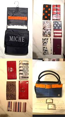 Bolso Base Miche Clásico Negro, 12 Carcasas, 4 Asas Cubierta Organizador-Accesorios Foto 1 de 4