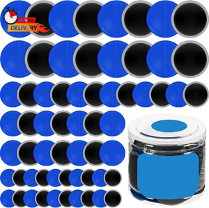 90 Pieces Tire Repair Patch Tube Patch Auto Tire Repair Tool Natural Rubber Tyre - Picture 1 of 12