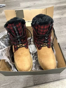 TIMBERLAND Heritage Primaloft Insulated Boots Men's Size 13 Waterproof Flannel - Picture 1 of 7