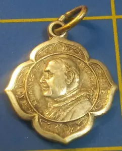 Vintage Johannes XXIII Pontifex Maximus Pendant Medal Charm. St. Christopher - Picture 1 of 6