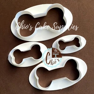 Dog bones cookie cutter 4 pieces set, 4 different sizes - Picture 1 of 7