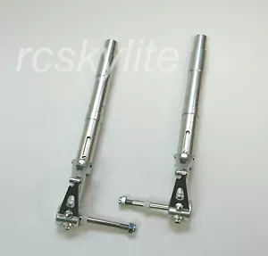7/16" 110mm Long 120 Class RC Airplane Offset Aluminum Oleo Struts - Picture 1 of 5