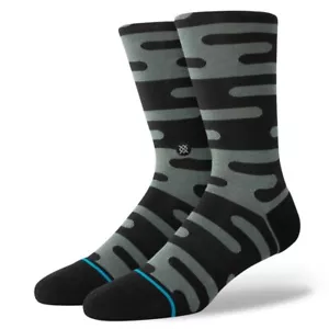 NUEVO Calcetines informales de algodón Stance para hombre talla grande 9-13 negros - Imagen 1 de 3