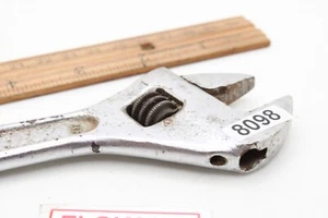 Proto 708-S 8" Long Chrome Adjustable Wrench USA - Picture 1 of 7