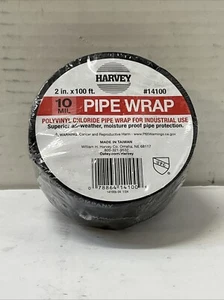 Harvey 14100 Poly Pipe Wrap 2-Inch by 100-foot Black - Picture 1 of 2