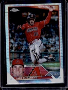 2023 Topps Chrom Prisma Refraktoren #86 Jake McCarthy Diamondbacks - Bild 1 von 2