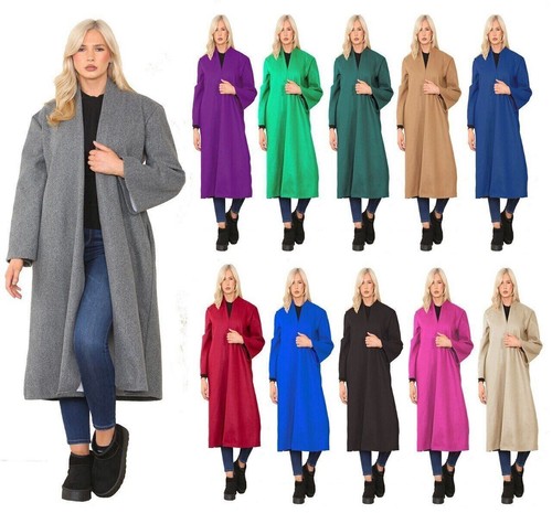 GUCCI Nuovo Cardigan Italiano Maniche Lunghe Aperte Frontale Eileen Maglione Lana Fisher