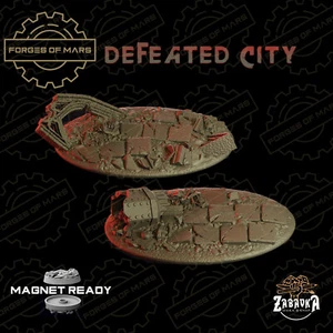 Bases - Defeated City - Oval 75x42mm (x2) - Imagen 1 de 1