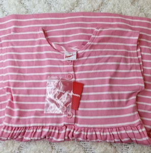 HANNA ANDERSSON Pink/White Striped Dress Sz 110 Us 5yrs Summer Casual School - Picture 1 of 9