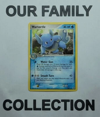 Wartortle 50/112 Uncommon Non Holo EX Fire Red Leaf Green NM w/eBay Shipping - Image 1 of 4
