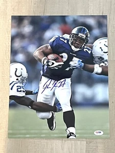 Ray Rice Hand Signed 11x14 Baltimore Ravens Football Photo PSA DNA Certified - Picture 1 of 1