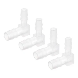 4pcs Barb Hose Fitting 7mm to 9mm Barbed Dia. Elbow Coupler Reducer - Picture 1 of 5
