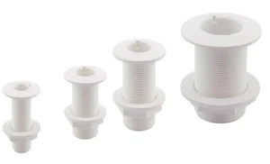 Nuova Rade thru-hull / through hull / bulkhead threaded fitting with flange - Picture 1 of 2