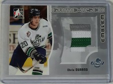 2005-06 ITG Heroes and Prospects Game-Used Emblem Silver Chris Durand 1/30