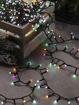 FESTIVE 1000 LED Christmas Glow-Worm Lights