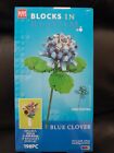 Building Blocks Blue Clover Flower Display BNIB 198 Pieces NOT LEGO