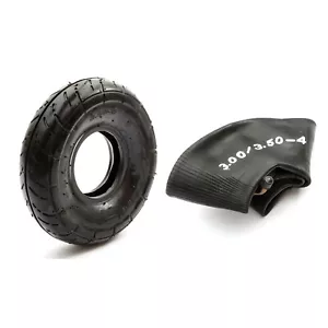 Replacement Tyre & Inner Tube 3.00 - 4 Treaded 4 inch Rim - Picture 1 of 11