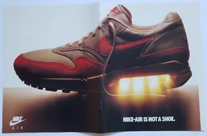 Original Vintage 80s 1987 Nike Air Shoe Revolution 8 page Print Ad - Mini Poster - Picture 1 of 14