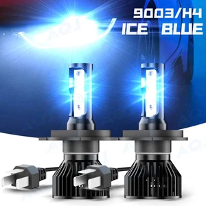 2x For Suzuki Swift 2007-2019 Headlight H4 9003 Ice blue 8k LED Bulb Hi/Low Beam - Picture 1 of 14