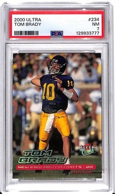 2000 Ultra Tom Brady #234 PSA 7  - Image 1 of 2