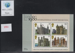 WC1_24622.ENGLAND. 1980 LONDON STAMP EXHIBIT souv. sheet. 1st. ss. MNH - Picture 1 of 1