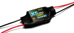 AEO RC Model X5 Pro Input 6-23V Output 5V/5A 12g R/C Hobby UBEC BEC AC921 - Picture 1 of 1