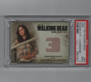 WALKING DEAD SEASON 3 PART 1 SARAH WAYNE CALLIES/LORI MEMORABILIA CARD #M2 PSA9 - Picture 1 of 4