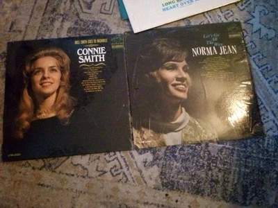 2x Lady Country Lp's Records Connie Smith Norma Jean Shrink Mono 1960s NM - Image 1 of 4