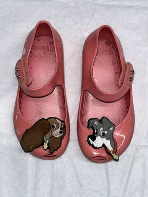 Мини Melissa Disney леди и бродяга розовый Мэри Джейн туфли ребенка ясельного возраста размер 8 - Изображение 1 из 4
