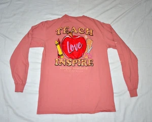 Simply Southern Long Sleeve T-Shirt Size MEDIUM "Teacher Life" - Picture 1 of 7
