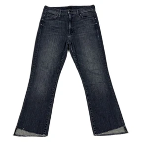 Mother Jeans Damen 30 The Insider Crop Step Fray Faded Black Best Kept Secret - Bild 1 von 12