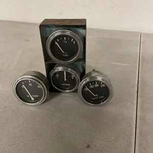 vintage stewart warner gauge set - Picture 1 of 4