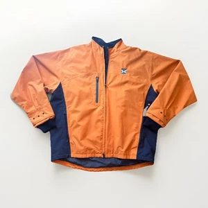 Zero Restriction Windbreaker Jacket Mens XL Orange Full Zip Kinloch - Picture 1 of 13